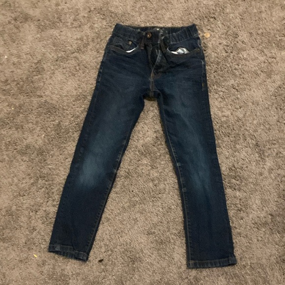 Stylish Dark Wash Denim Jeans - Picture 1 of 2